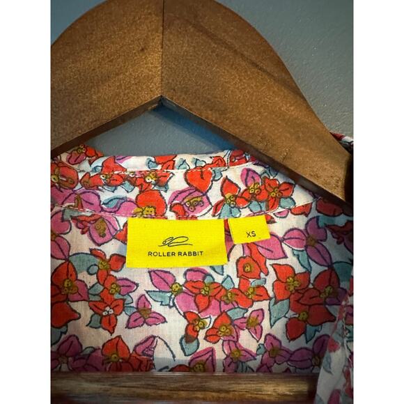 Roberta roller rabbit floral button down - Picture 5 of 5